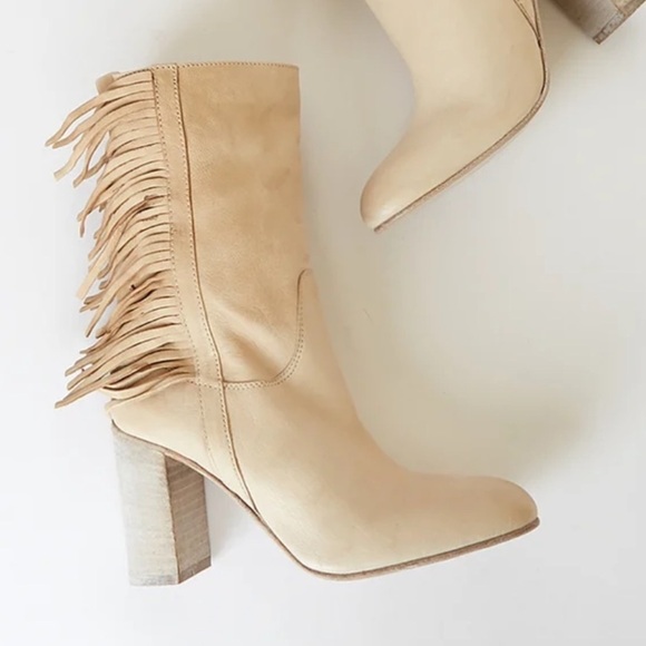 Free People boots Wild Rose Slouch Size 8.5 cream - Picture 7 of 11